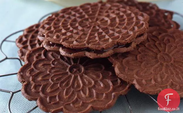Pizzelle alla Menta al Cioccolato