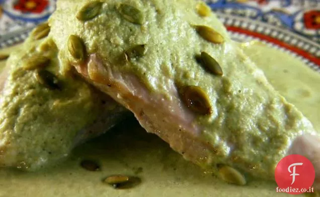 Pollo in salsa di Pipian verde