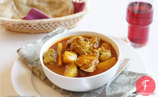 Pollo al curry con patate Ricetta