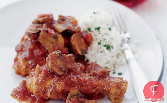 Hearty brasato cosce di pollo
