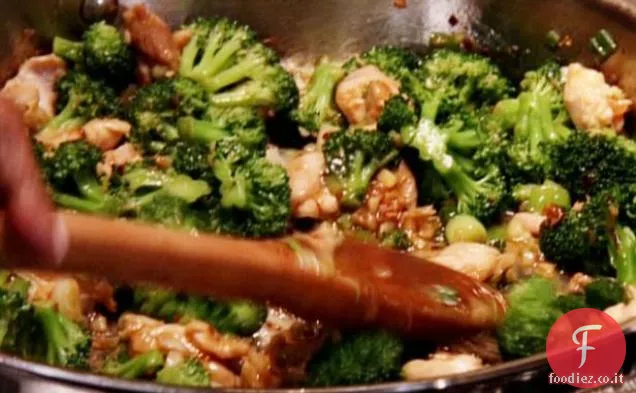 Pat's Broccoli e pollo saltati in padella