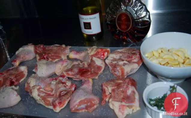 Pollo con 40 Spicchi d'aglio