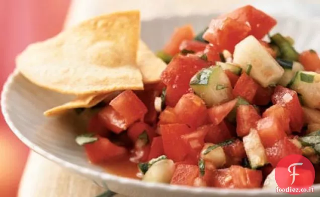 Insalata di gazpacho con Vinaigrette di pomodoro