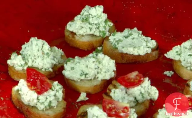 Bruschetta al Pepe Nero e Basilico con Pomodoro