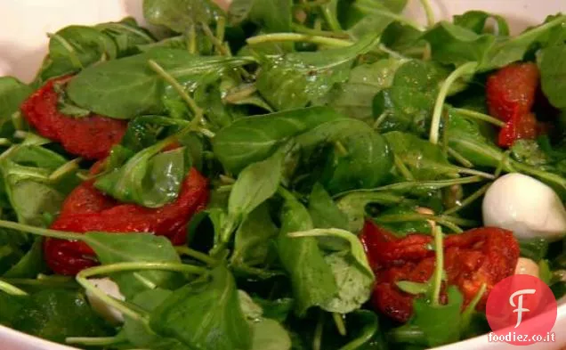 Insalata di Pomodoro arrosto, rucola e Mozzarella