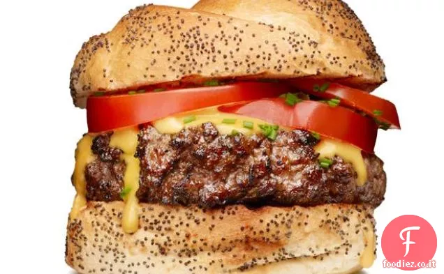 Hamburger di birra e formaggio