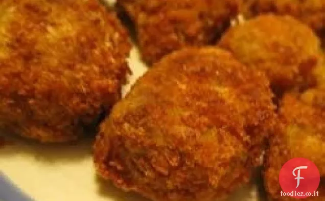 Gustose palline di melanzane fritte