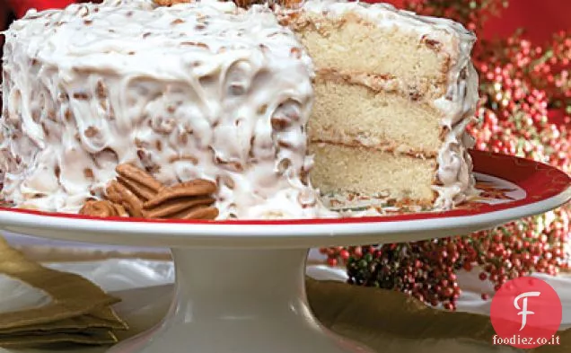 Torta al burro e noci pecan