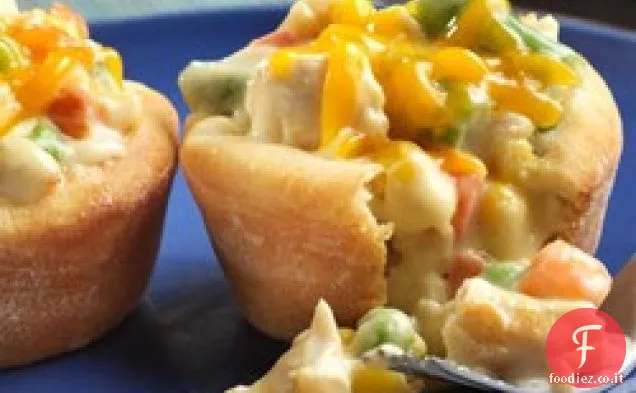 Mini torte di pollo
