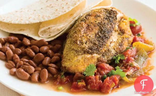 Pollo brasato del Cile