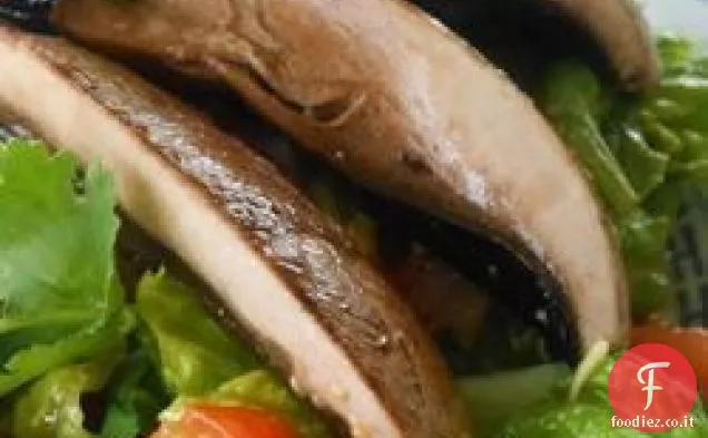 Insalata di avocado con pollo glassato all'arancia-Wasabi