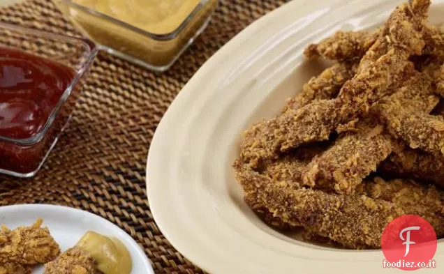 Croccanti, forno al forno dita dei piedi di pollo