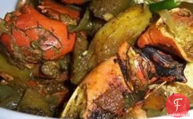 Curry di granchio piccante-Stile Bangla