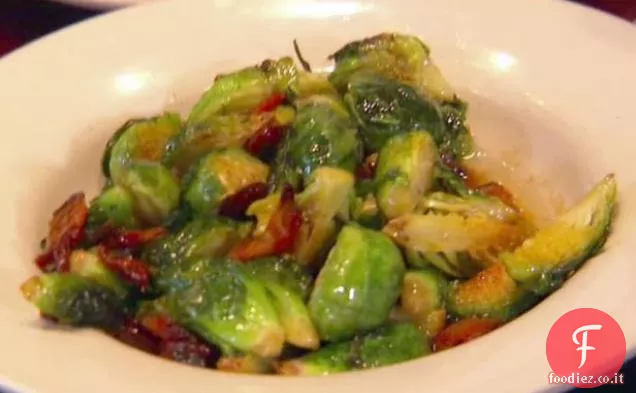Cavoletti di Bruxelles brasati al bacon d'acero