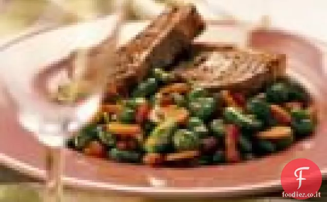 Fave con Pancetta E Limone