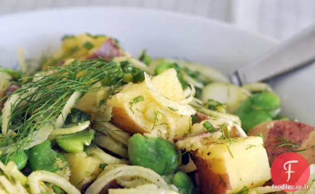 Insalata di Patate Con Fave e Finocchietto
