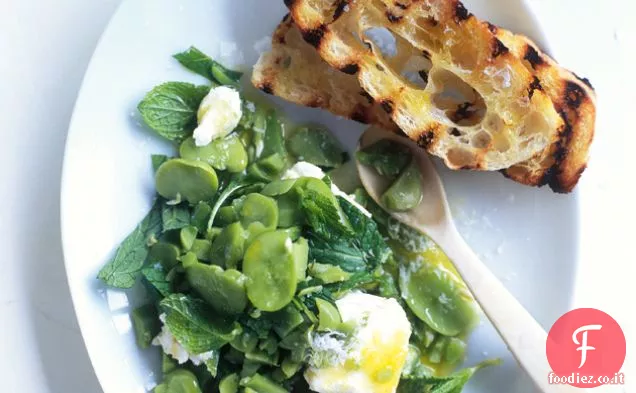 Fava schiacciata, Feta e tuffo alla menta