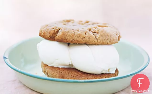 Panini al burro di arachidi Biscotti gelato