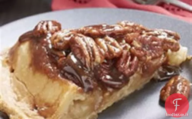 Torta di mele pecan capovolta