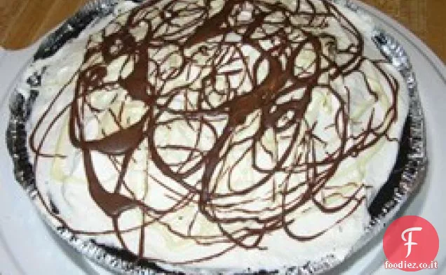 Torta di crema al cioccolato bianco
