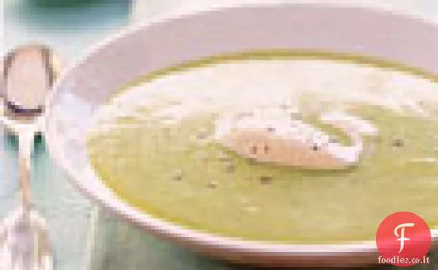 Zuppa di Fave con Crema di Carote