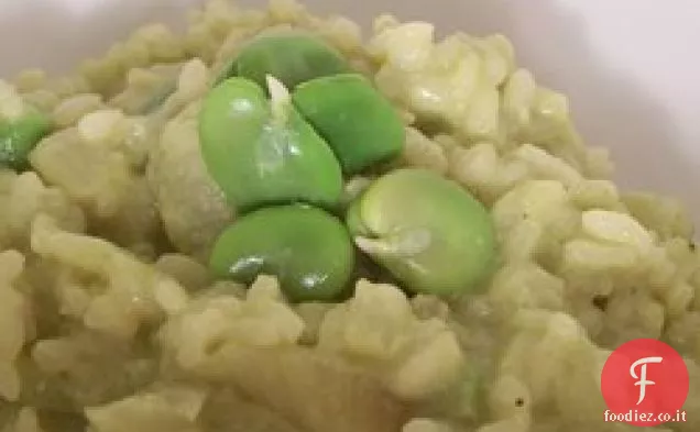 Risotto Verde con Fave