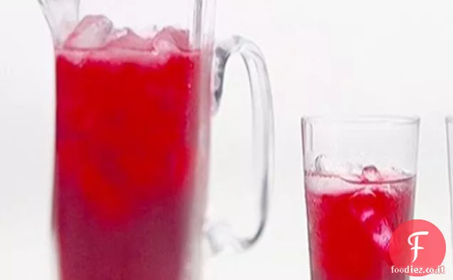 Tè di ibisco con Vodka e agrumi