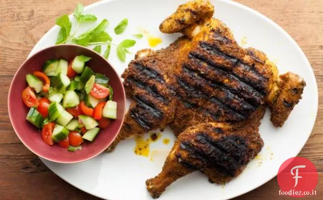 Pollo al curry alla griglia