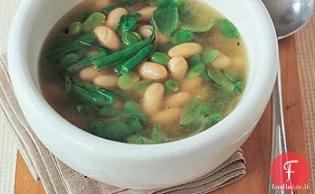 Tre zuppa di fagioli