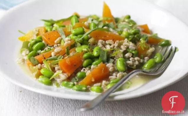 Stufato di verdure e farro di primavera