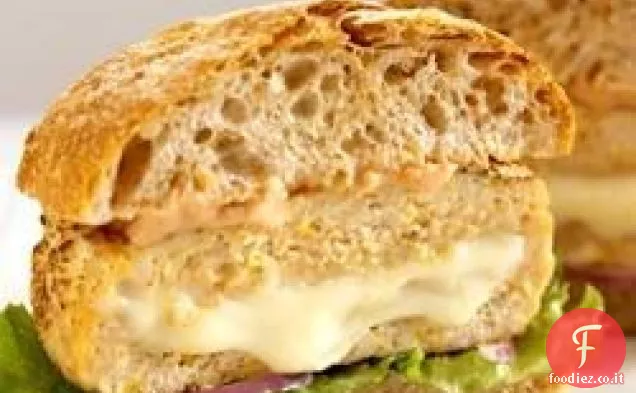 Hamburger di tacchino ripieni di formaggio