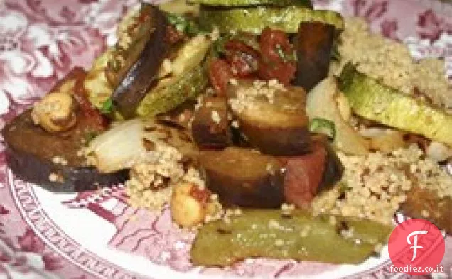 Verdure grigliate In Salsa di Pomodoro Balsamico con Couscous