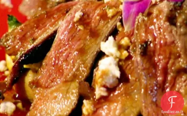 Coscia d'Agnello alla griglia con salsa di Mango e Menta