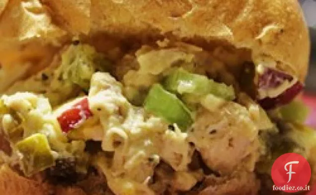 Insalata di pollo al curry in fretta