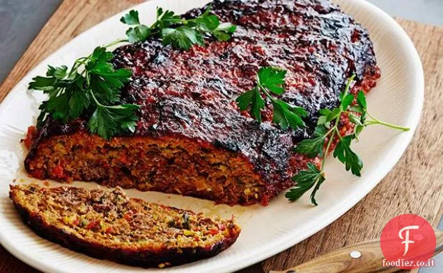 Polpettone di verdure arrosto con glassa balsamica