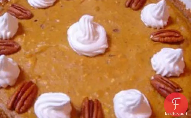 Torta di cheesecake alla zucca