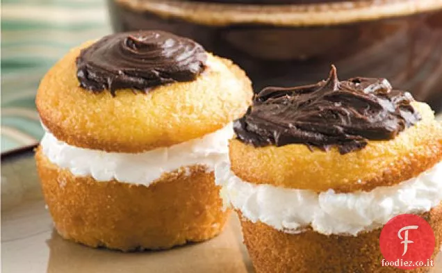 Più semplice Boston crema Cupcakes