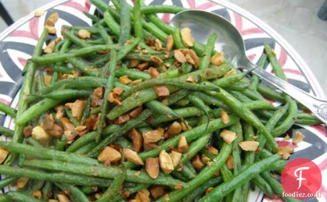 Fagiolini Saltati con Mandorle tostate