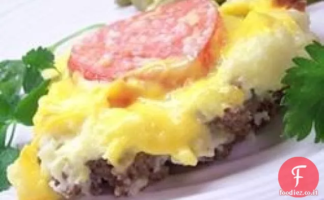 Torta di Cheeseburger incredibilmente facile di Herald