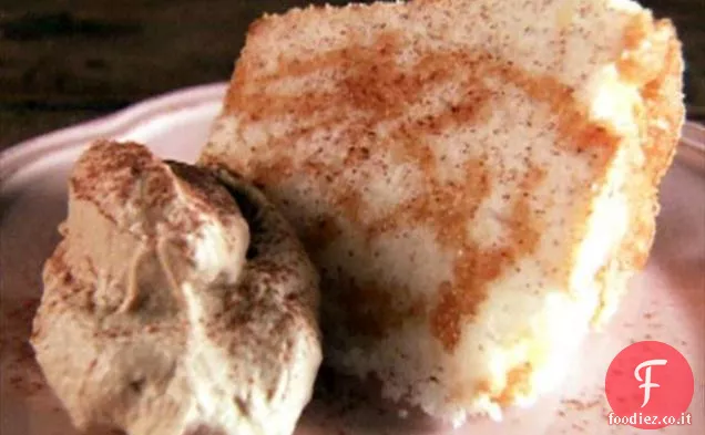 Torta Angel Food con Crema al Mascarpone Espresso