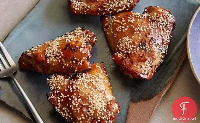 Cosce di pollo Teriyaki