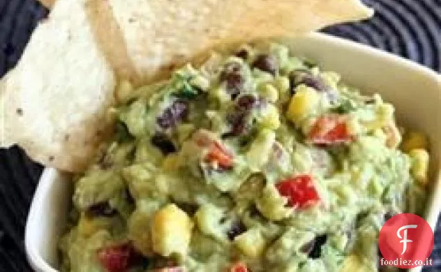 Guacamole di mais e fagioli neri