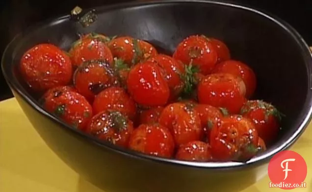 Insalata calda di pomodorini