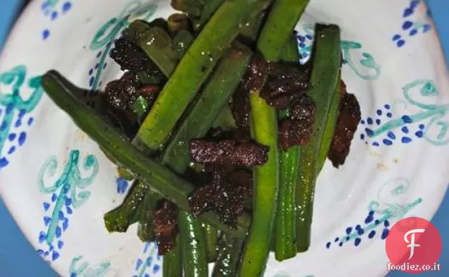 Bacon Fagiolini fritti