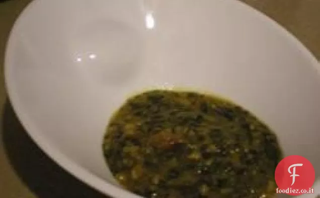 Moong Dal con spinaci
