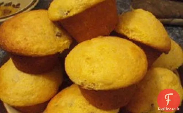 Zucca Yogurt Uva passa Muffin
