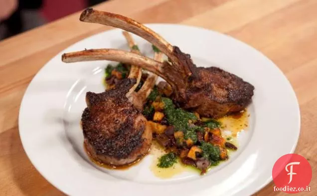 Costolette di agnello alla griglia con Charmoula