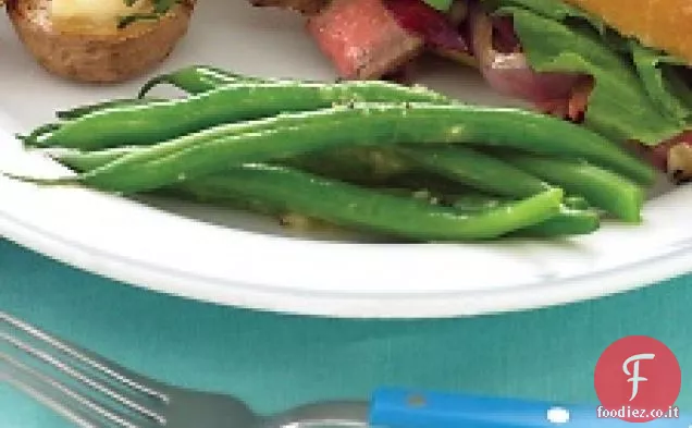 Fagiolini con Vinaigrette di sidro