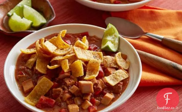 Chorizo messicano e chili di tacchino