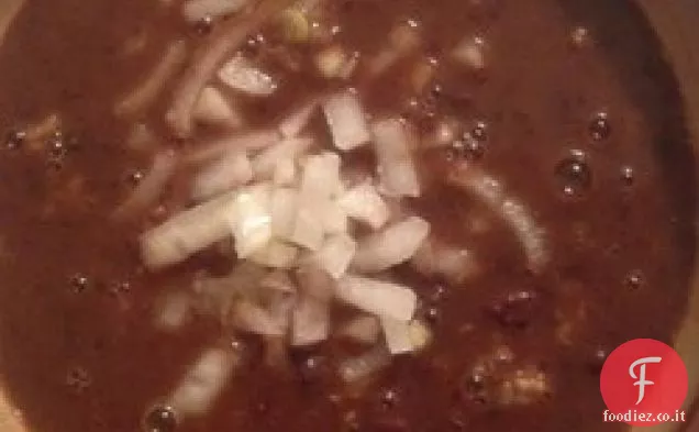 Veloce zuppa di fagioli neri
